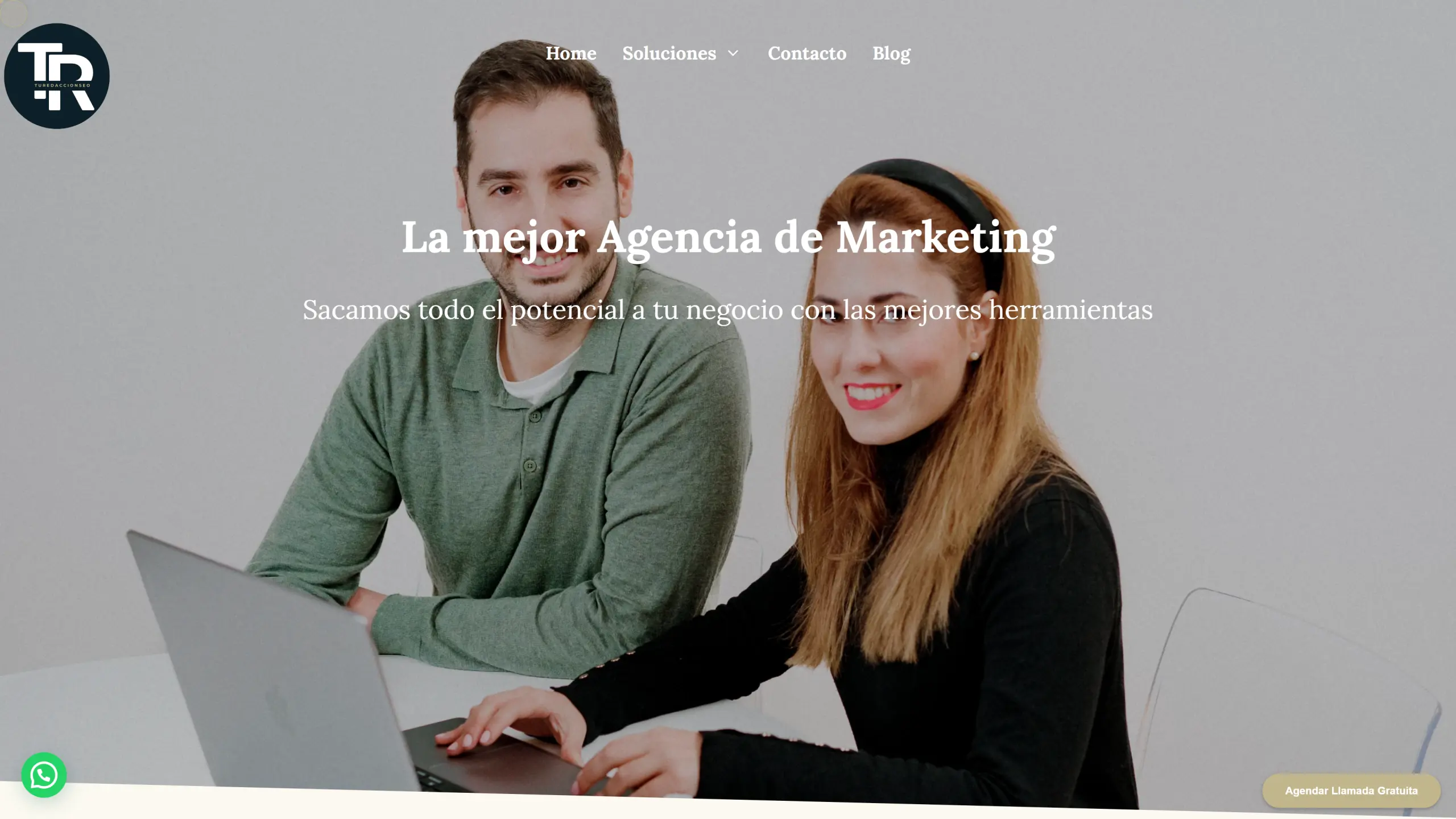 Vista escritorio de proyecto WordPress